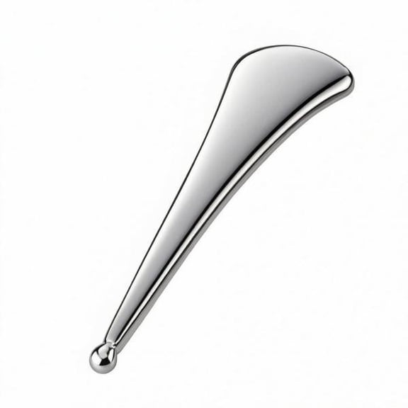 Serenable 2xStainless Steel Handheld Massage Tool with Pouch Polished Trigger Point Massage Tool Facial Fascia