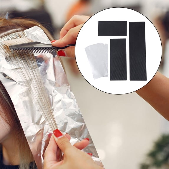 Serenable 3 Pieces Hair Dye Boards Balayage Board Highlighting Tools for Hairdresser Hair Highlighting Board with Foil Sheet for Salon