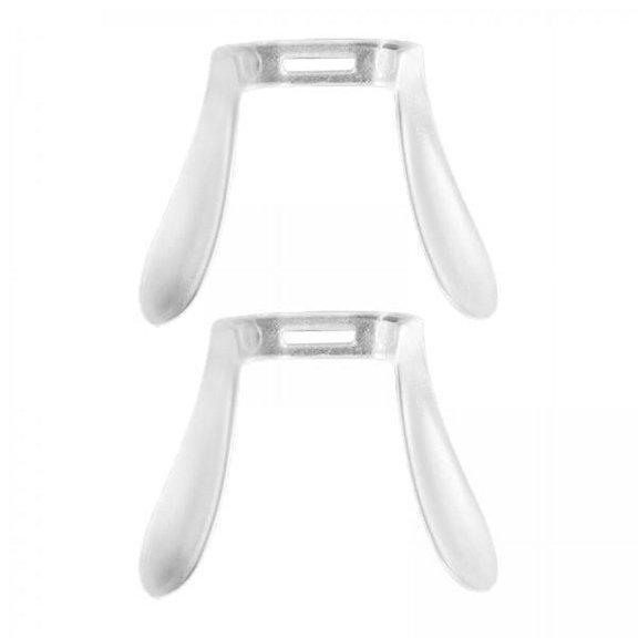 Serenable 3x2 Pieces U Shape Eyeglasses Nose Pads Bridge Nose Support Clear Replacement 23mmx19.5mm