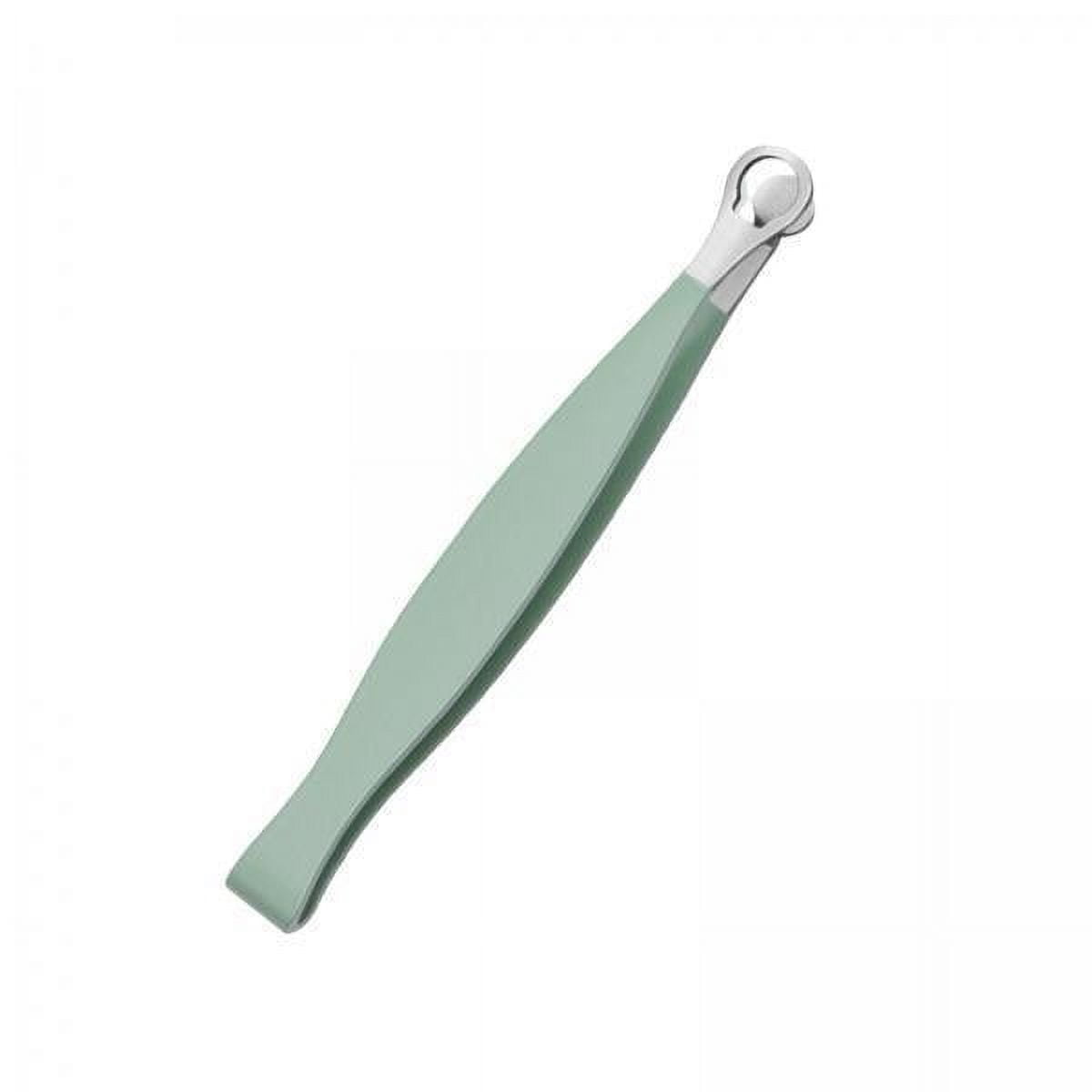 Serenable 5xUniversal Nose Hair Trimming Tweezers Round Tipped Tweezers for Eyebrow Hair Green