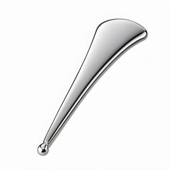 Serenable 6xStainless Steel Handheld Massage Tool with Pouch Polished Trigger Point Massage Tool Facial Fascia