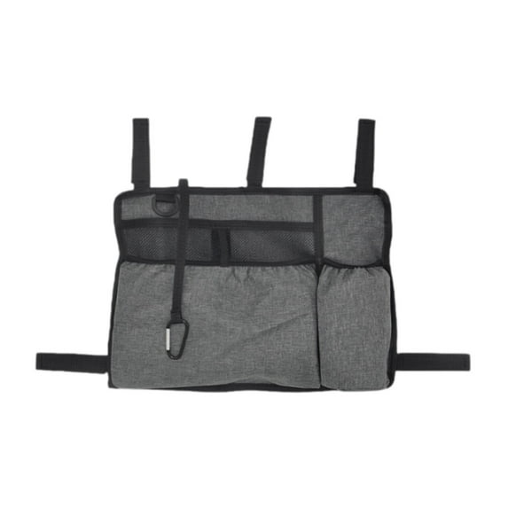 Serenable Accessories Bag Carry Pouch Mobility Aid Storage Pouch Lightweight Multifunction Storage Bag Hanging Pouch for Elderly Gray