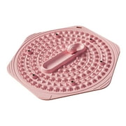 Serenable Acupressure Foot Massager Mat Compact Multipurpose for Workout Travel Office Pink