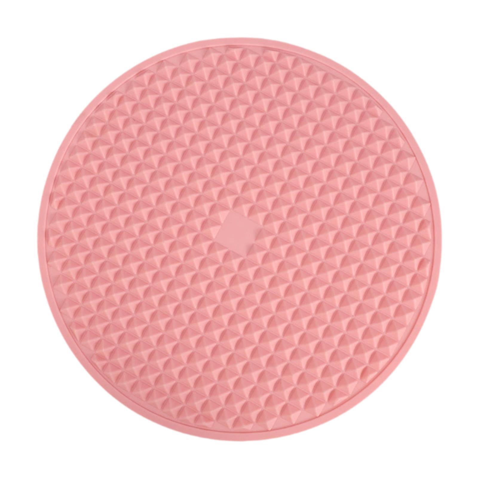 Serenable Acupressure Mat Foot Massage Folded Water Resistant Walk Massagers Massage Blanket for Household Living Room Office Travel Pink