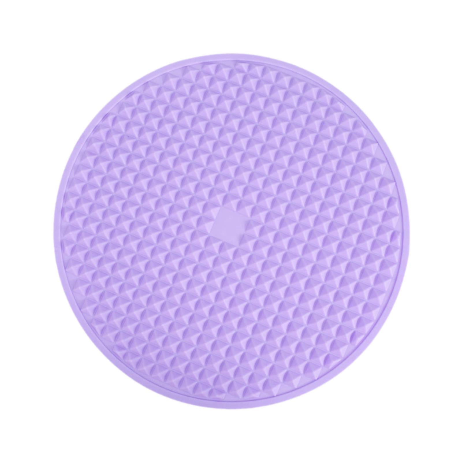 Serenable Acupressure Mat Foot Massage Folded Water Resistant Walk Massagers Massage Blanket for Household Living Room Office Travel Purple