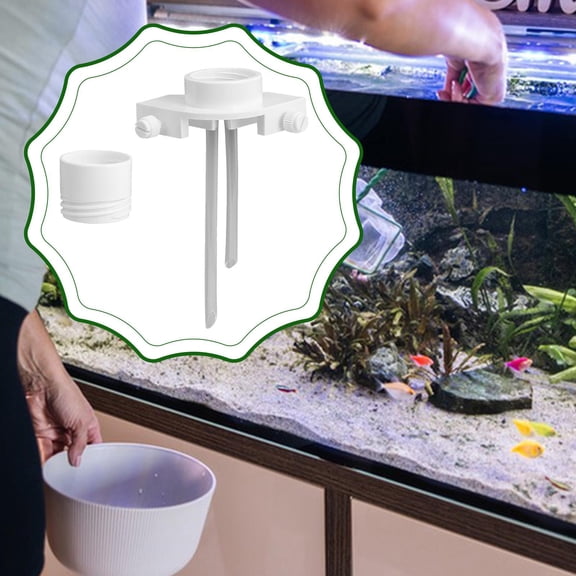 Serenable Aquarium Off System Water Refill with Adjustment Knobs Adding Water Ato System for Turtle Tank Freshwater Attachment With Adapter