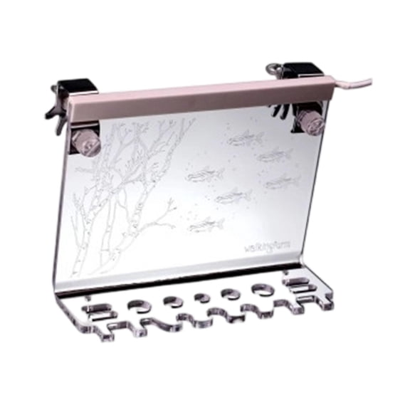 Serenable Aquarium Tweezer Holder Plant Tools Organizer Acrylic Tool Storage Rack Wall Mounted Aquarium Supplies Holder Transparent Accessories Suitable for Fish Tank Supplies Home Lanternfish
