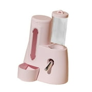 Serenable Automatic Hamster Feeder Hamster Water Bottle for Mice Ferrets Small Animals 125ml pink