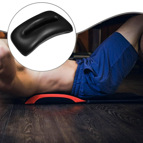 Serenable Back Massagers Spine Board Arched Training Aid,Black Professional Multifunctional Equipment Lightweight Back Cracking Device
