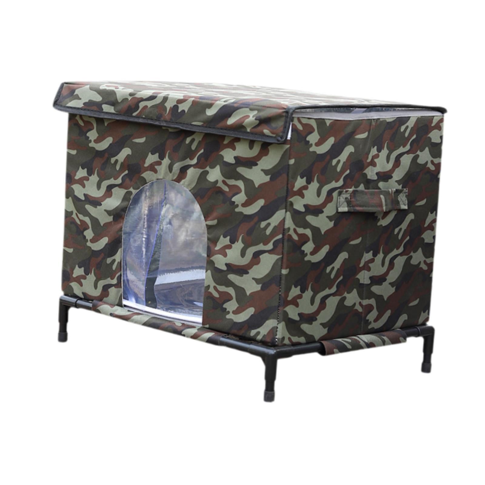 Serenable Cat House for Outdoor Cats Elevated Convenient Gifts with Handle for Winter, Cat Bed Cave Cube Cat Shelter Pet House for Barn