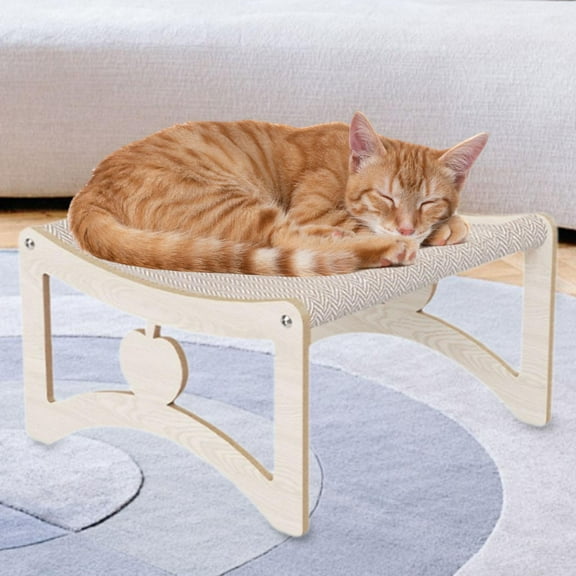 Serenable Cat Scratcher Cardboard Pet Cat Bed Sleeping Rest Interactive Toy Wear Resistant Cat Bed Cat Couch Bed for Pet Birthday