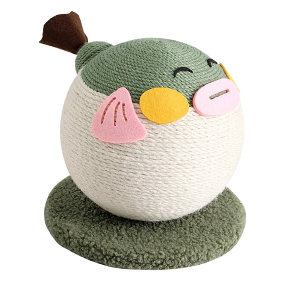 Serenable Cat Scratching Ball Cats Play Ball Exercise Cute Scratch Resistant Kitten Interactive Funny Kitties Pet Scratcher Grind Claw Green