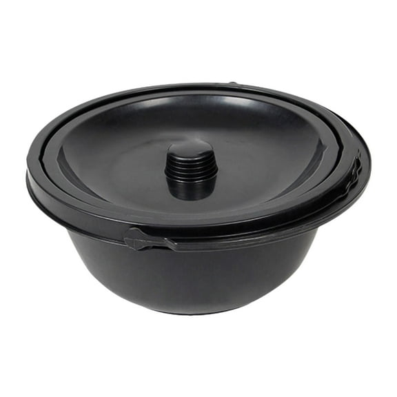 Serenable Chamber Pot Thickened Toilet Bedpan Practical Potty Easy Clean Pee Bucket Bedside Commode for Travel Bedroom Car Camping Home Style B