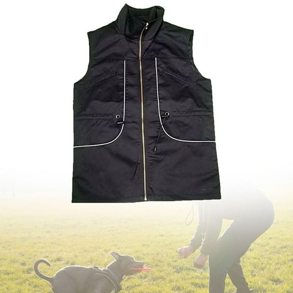 Serenable Dog Training Vest Animal Owner Jacket Multi Functional Breathable Mantel Dog Training Clothing for Handler Dog Training Work Clothes XL
