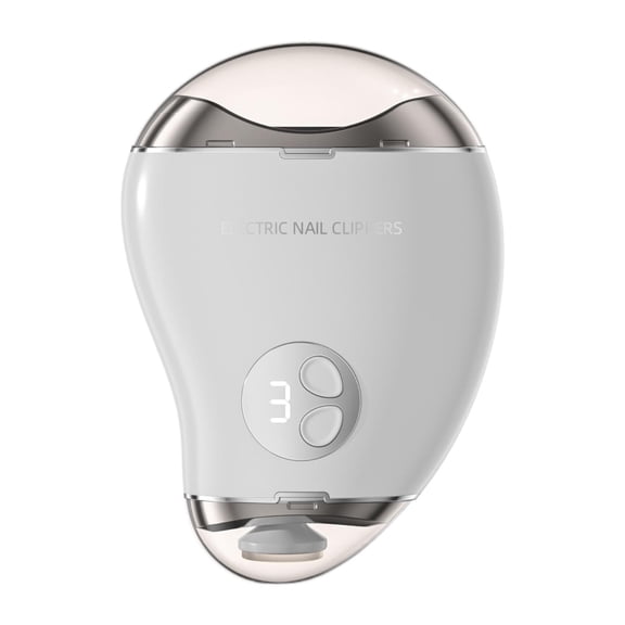 Serenable Electric Nail Nails Polisher Multifunction Convenient Nail Grind Polish Electric Nails Grinder for Children Kids Adults White