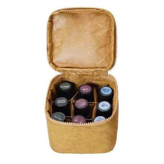 Serenable Essential Oil Organizer Case ,Essential Oil Bottle Carrying Case, 9 Bottles for 9ml Bottles Convenient Storage Box for Makeup