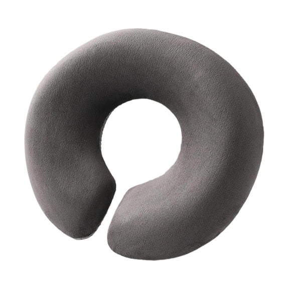 Serenable Face Down Pillow Massage Headrest Comfort Breathable Convenient Support Memory Foam Massage Pillow for Rest Travel Relaxation Dark Gray