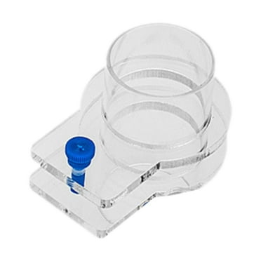 Serenable Feeder Prevent Food from Spreading Easy to Assemble Professional Clear Feeding Food Feeder for Tank 50mm