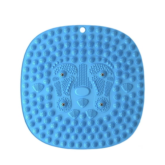 Serenable Foot Massage Pad Portable Foot Reflexology Mat for Office Living Room Blue