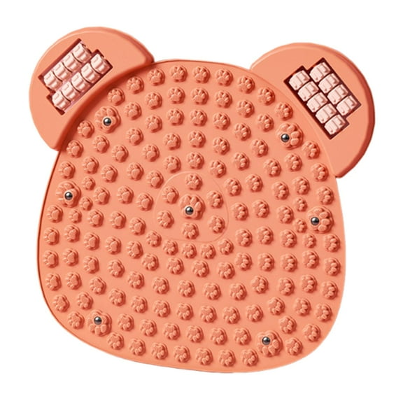 Serenable Foot Massage Pad Sensory Pad Standing,Portable,Reflexology Walk Stone Road,Acupoint Mat for Home Long Sitting Gym Use Elderly orange