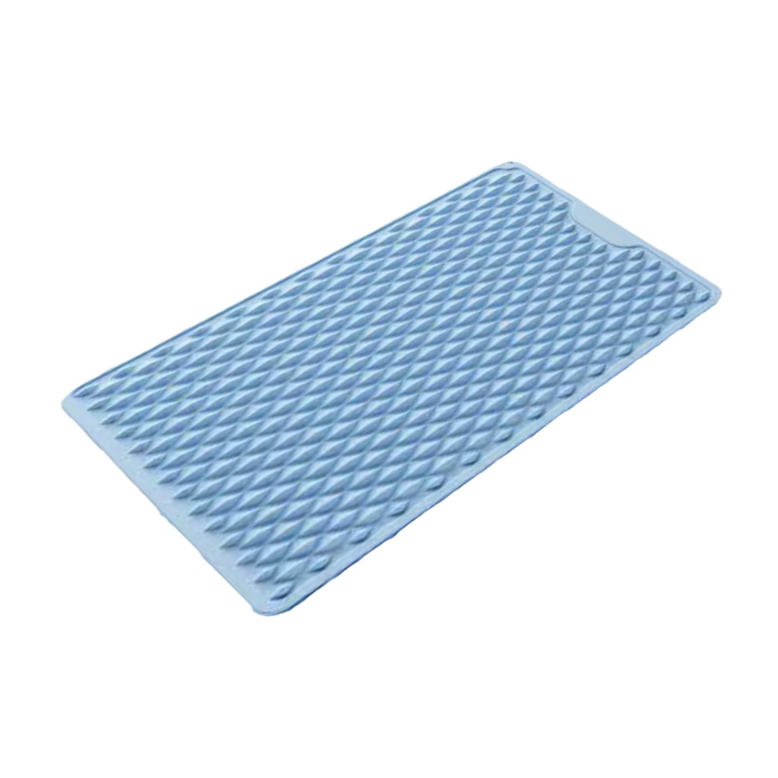 Serenable Foot Massager Jogging Acupressure Pad Anti Slip Compact Foot Reflexology Massage Mats for Household Living Room Fitness Office blue
