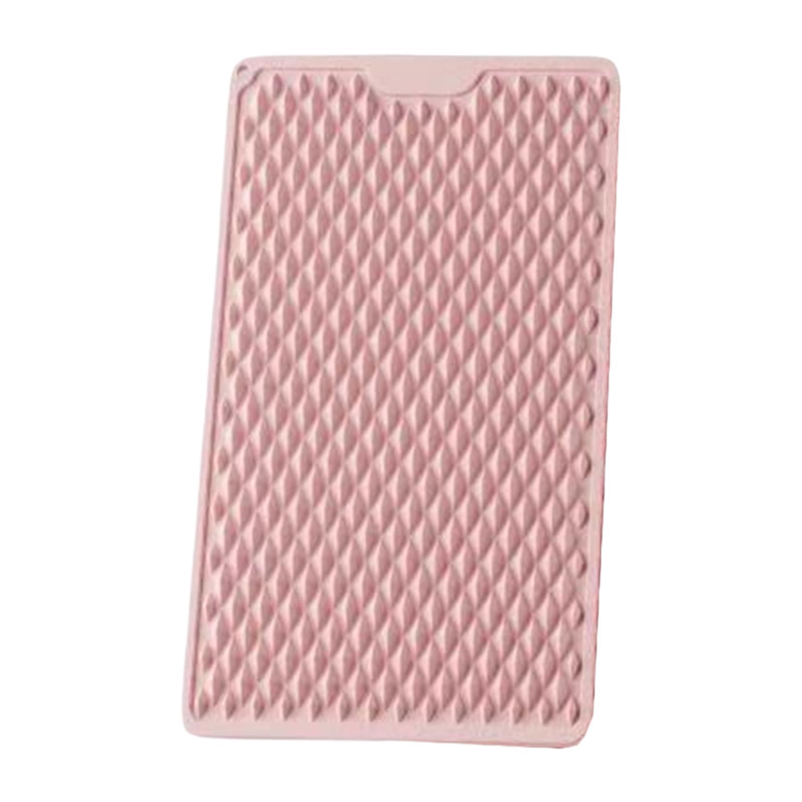 Serenable Foot Massager Jogging Acupressure Pad Anti Slip Compact Foot Reflexology Massage Mats for Household Living Room Fitness Office pink