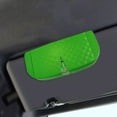 thumbnail image 1 of Serenable Glasses Box for Car Sun Visor Decor Organizer for Vehicle Auto Interior Green, 1 of 10