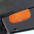 thumbnail image 1 of Serenable Glasses Box for Car Sun Visor Decor Organizer for Vehicle Auto Interior Orange, 1 of 10