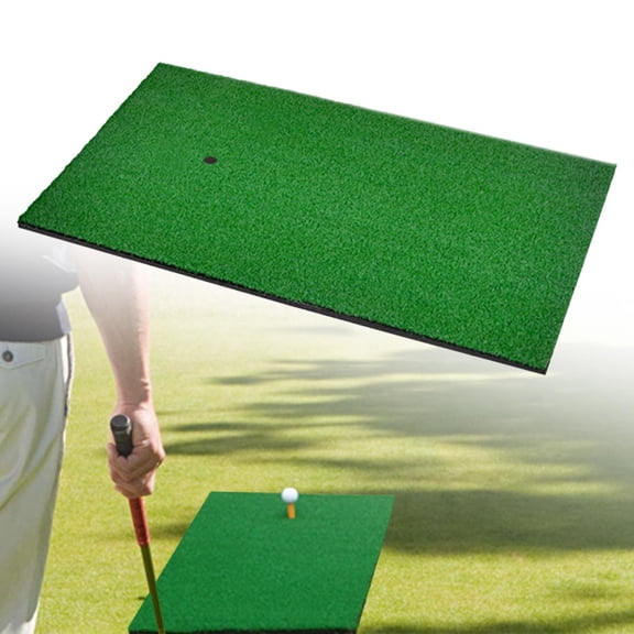 Serenable Golf Game Mat Turf Golf Training Equipment for Home Office Games 30cmx60cm