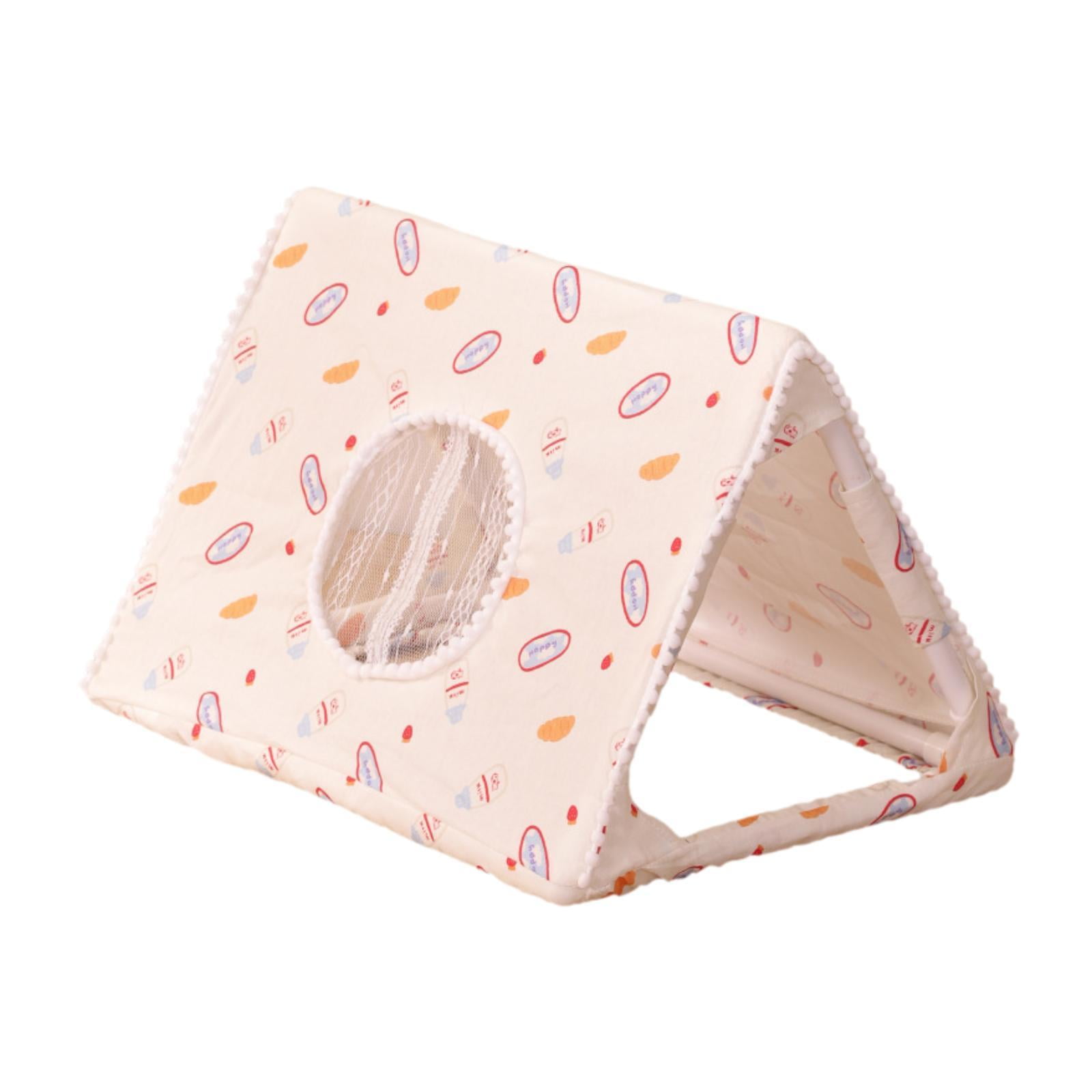 Serenable Guinea Pig Hideout Guinea Pig Tunnel Nest Cage Accessories Small Animal House Rabbits Hideout for Resting Ferrets Chinchillas
