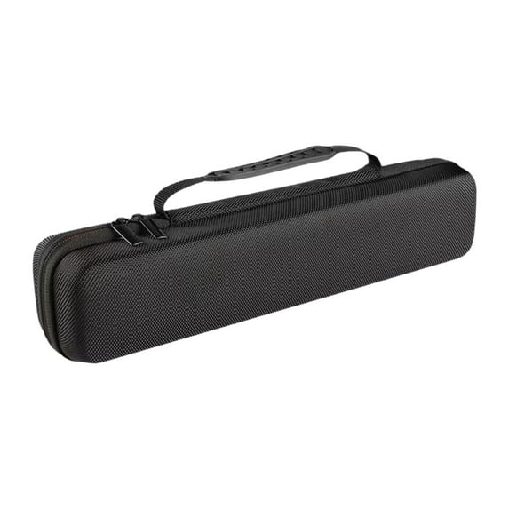 Serenable Hair Curler Storage Bag Hair Straightener Travel Case for Combs Scissors black
