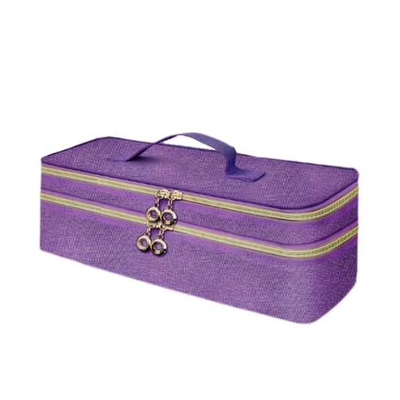 Serenable Hair Dryer Bag Holder Portable Anti Scratch Large Capacity Organizer Hair Dryer Travel Carrying Case for Bathroom Home Travel