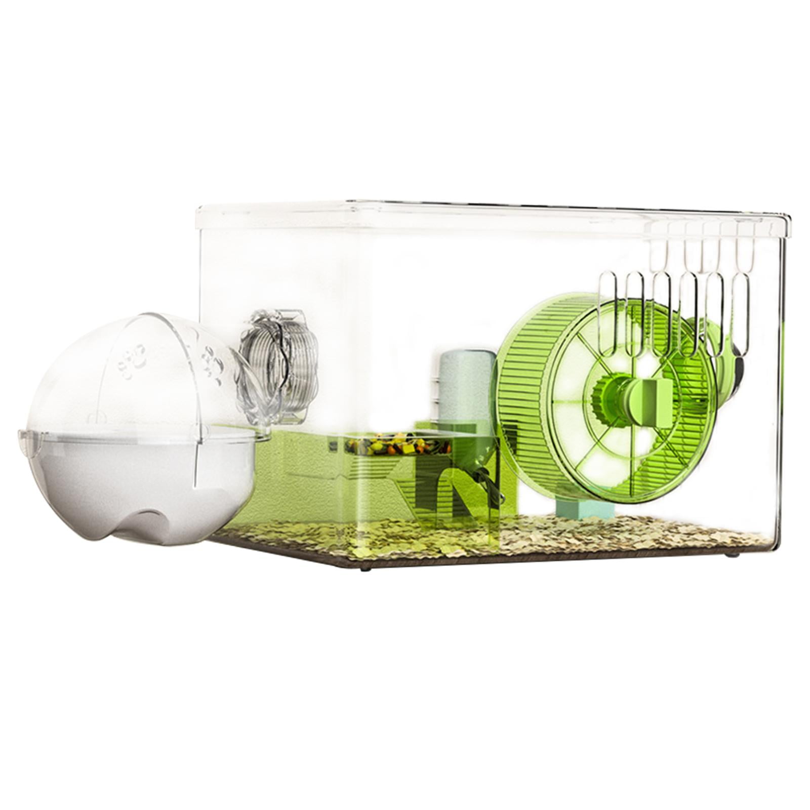 Serenable Hamster Cage Habitat with Openable Top Portable Ventilation ...