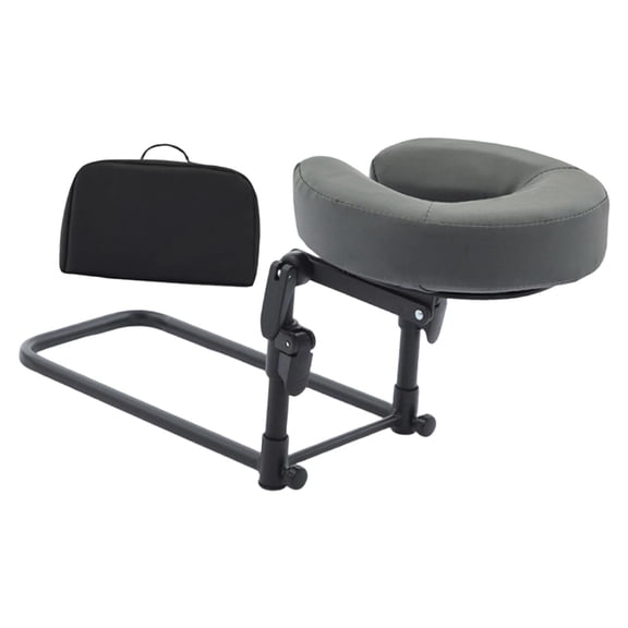 Serenable Home Mattress Top Massage Kit Face Down Pillow Head Rest Multi Functional Cradle Support Cushion Adjustable Ergonomic Suitable for Home Use Eye Surgery Recovery Gray