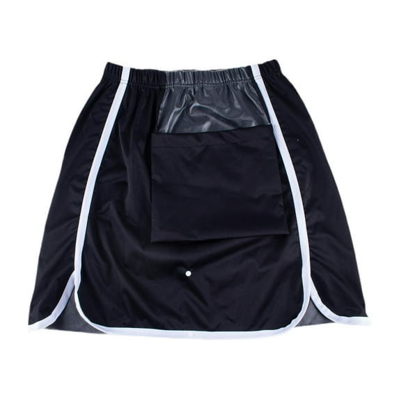 Serenable Incontinence Bed Pad,Adult Diaper Skirt,Lightweight,with Pocket Reusable Skirt Bed Mat for Bedwetting Elderly Disabled Black 3XL