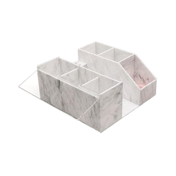 Serenable Lash Extension Organizer Eyelash Storage Case Container,Clear,Storage Box,Makeup Organizer for Eyelash Tools Hair Accessories marble