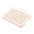 thumbnail image 1 of Serenable Litter Pan Anti Splashing Hollow Grid Design Pet Toilet Pee Pan Tray for Rats Small Animals Hamster Ferrets white, 1 of 9