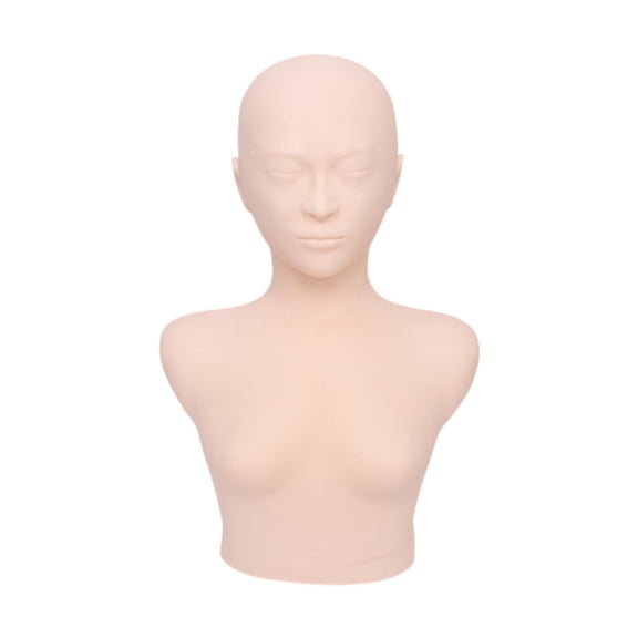 Serenable Make -up Practice Show Window Head, Soft Multifunctional s Display for Beauty Spa Salon Facial Treatments Massage Make -up Practice