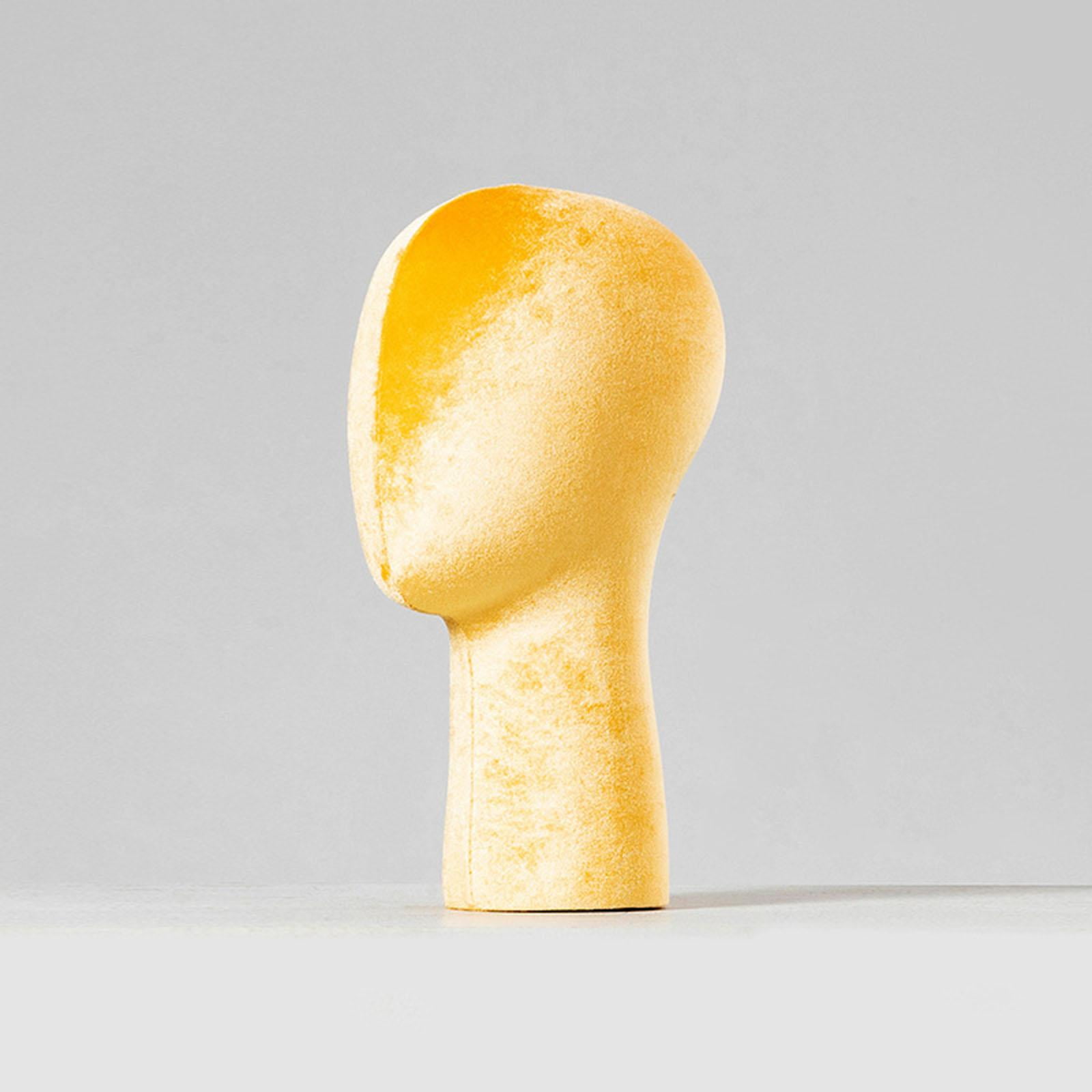 Linen Mannequin Head - Pinnable Display Stand for Hats Wigs Jewelry