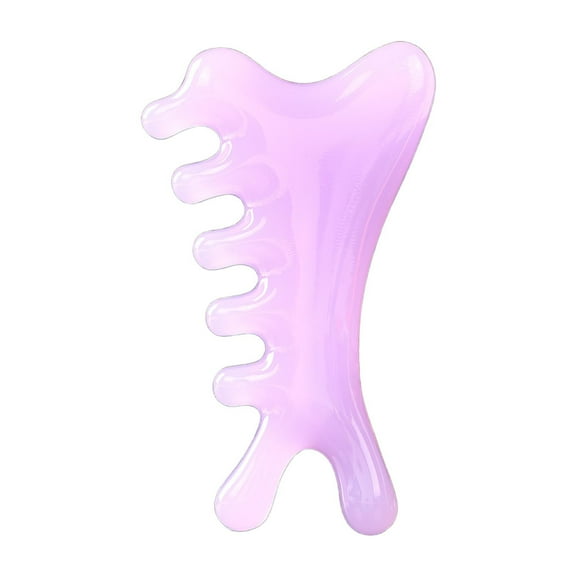 Serenable Massage Comb Guasha Scraping Scalp Comb Multipurpose Gift Compact Relaxation for Women/Men Smooth Head Caring Facial Massager