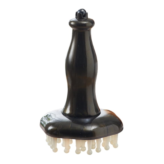 Serenable Massage Comb Meridians Massage Tool Gua Sha Abdominal with Long Handle Rubbing Massaging Comb for Feet Body Travel Household