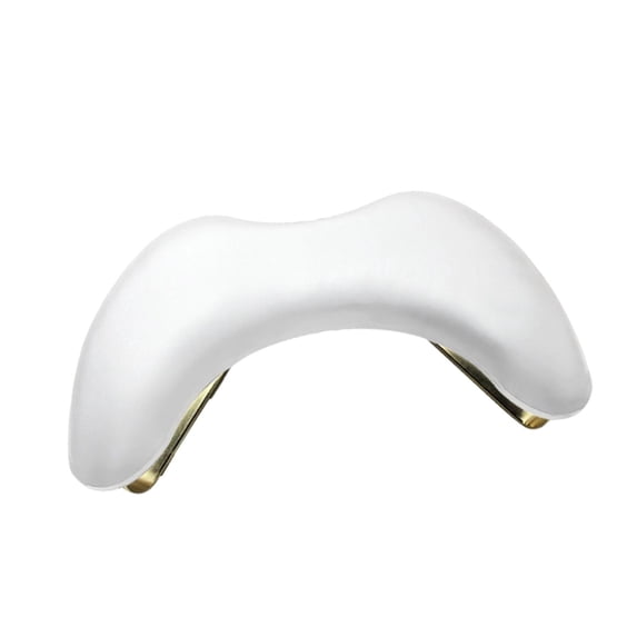 Serenable Nail Arm Rest, Manicure Pillow, Nail Hand Rest Stand Professional U Shaped Metal Legs Manicure Hand Cushion for Acrylic Nails White