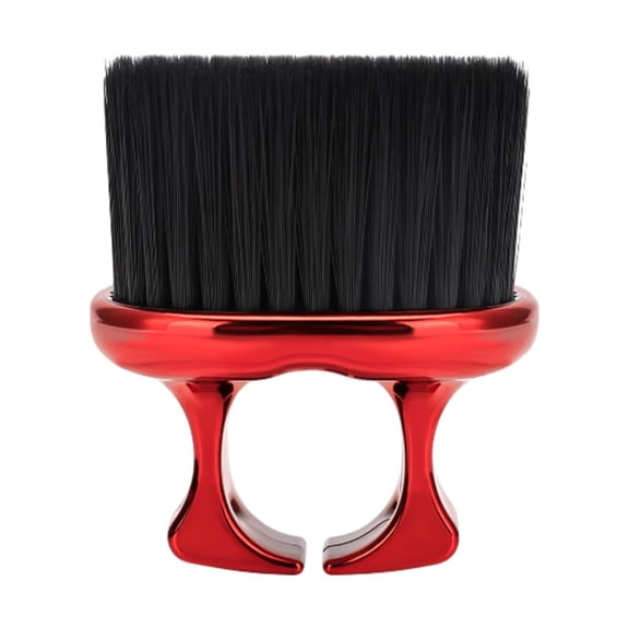 Serenable Neck Face Duster Brush Men's Beard Brushes Design Easy Carrying Haircut Cleaning Tool Soft Barber Brushes for Barbershop Red