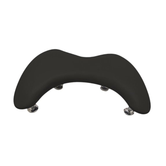 Serenable PU Leather U Shape Arm Rest Detachable Stand for Salons Women Nails Supplies Black