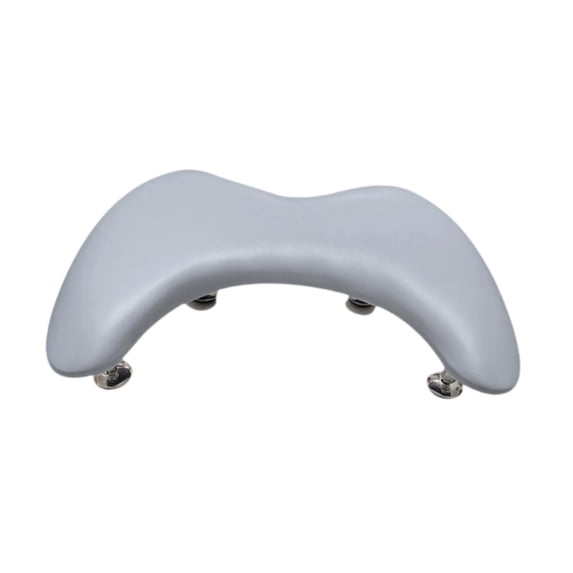 Serenable PU Leather U Shape Arm Rest Detachable Stand for Salons Women Nails Supplies Gray