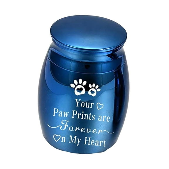 Serenable Pet Ash Urn Cat Ash Holder Container Aluminum Alloy Small Cremation Urn Memorial Keepsake Urns for Small Animals Rabbits
