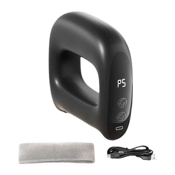 Serenable Portable Body Vibration Massager Muscle Massager for Women Home Gym Black