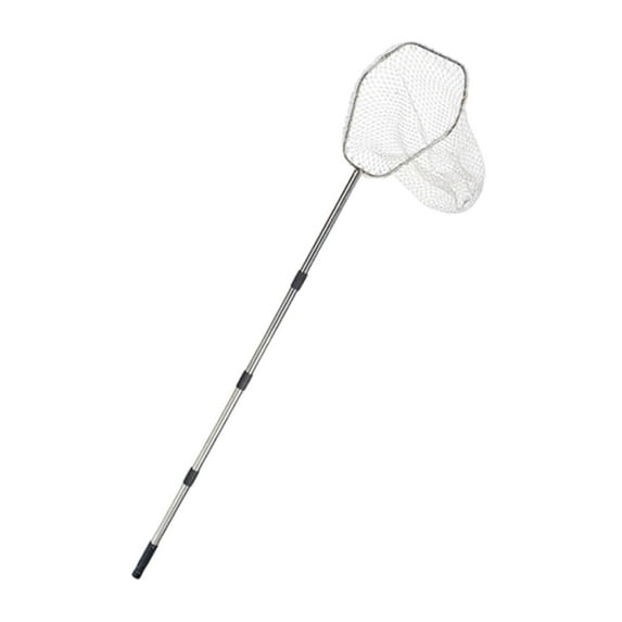 Serenable Poultry Net Chicken Catcher Stainless Steel Chicken Grabbing Gadget,Handy Coop Accessories for Goose Fishnet Outdoor Animals with Net