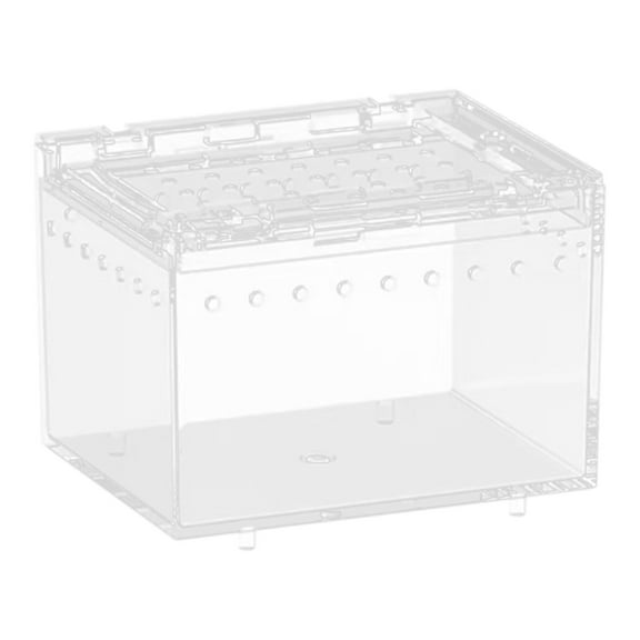 Serenable Reptile Breeding Box Enclosure Cage Portable Breathable Reptile Terrarium Animal Habitat Cage for Chameleons Container 7cmx8cmx10cm