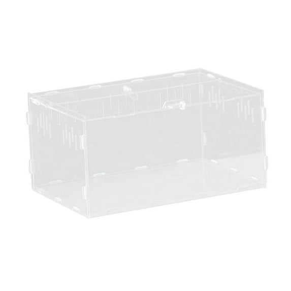 Serenable Reptile Breeding Box Reptile Terrarium Professional Clear Animal Habitat Cage Ventilation Holes for Geckos Frogs Hermit Crabs 30x20x15cm